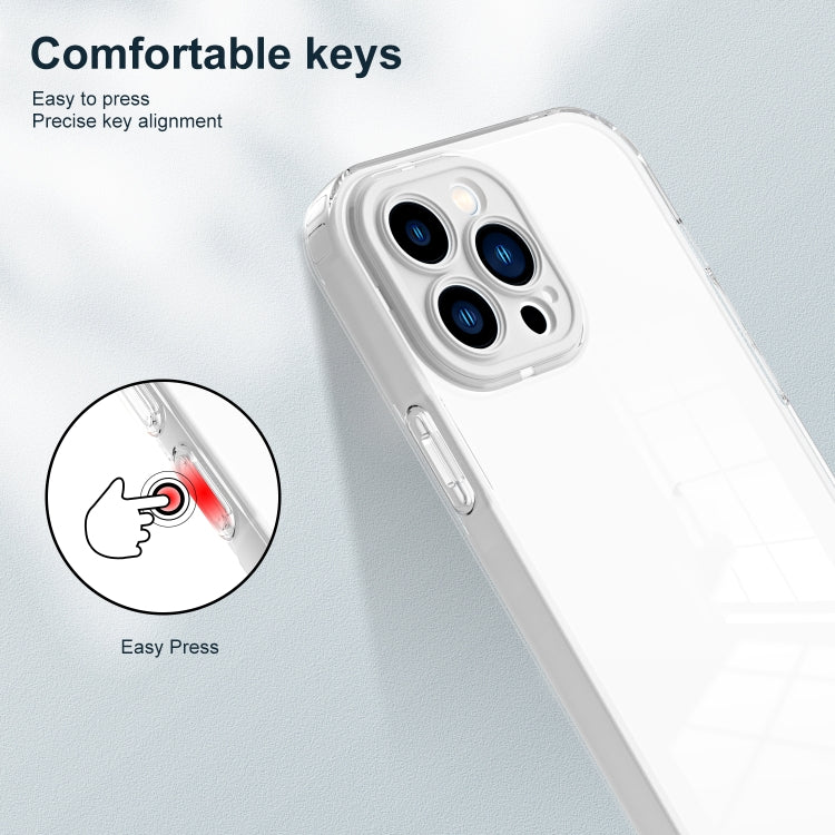 3 in 1 Clear TPU Color PC Frame Phone Case, Series 2