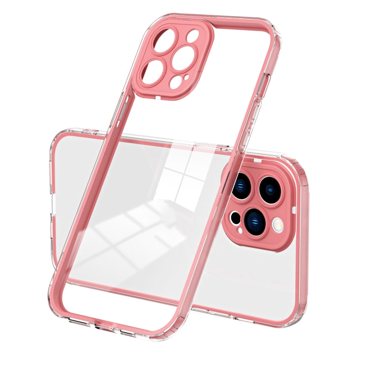 3 in 1 Clear TPU Color PC Frame Phone Case, Series 2