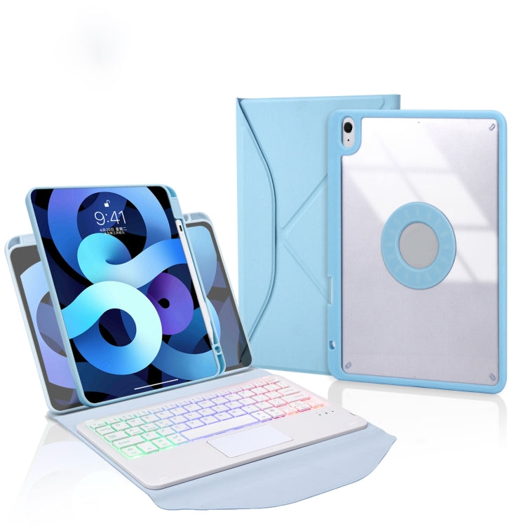 Étui en cuir Z11B-AS avec stylet, pavé tactile, clavier Bluetooth rétroéclairé, pour iPad Pro 11 (2021/2020/2018), iPad Air 11 (2025/2024/Air 5/Air 4), iPad 10.2 (2021/2020/2019)