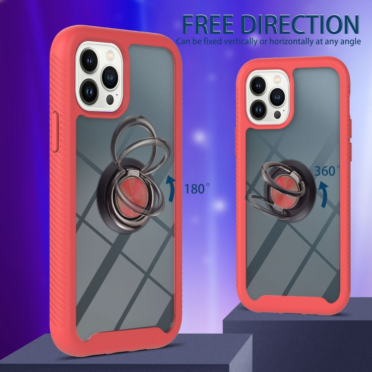 Starry Sky Solid Color Series PC + TPU Case with Ring Holder & Magnetic Function