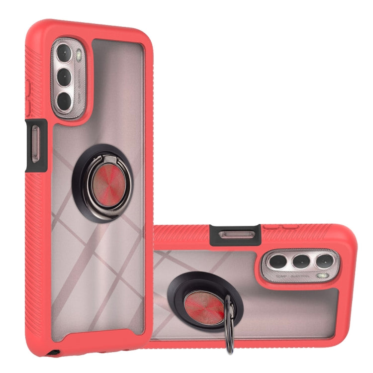 Starry Sky Solid Color Series PC + TPU Case with Ring Holder & Magnetic Function