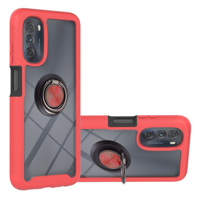 Starry Sky Solid Color Series PC + TPU Case with Ring Holder & Magnetic Function