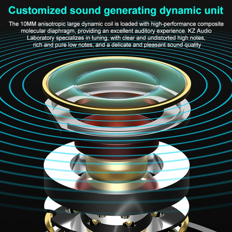 KZ-VX10 Ten-Unit Coil Iron Stereo In-Ear Sports Bluetooth Earphones