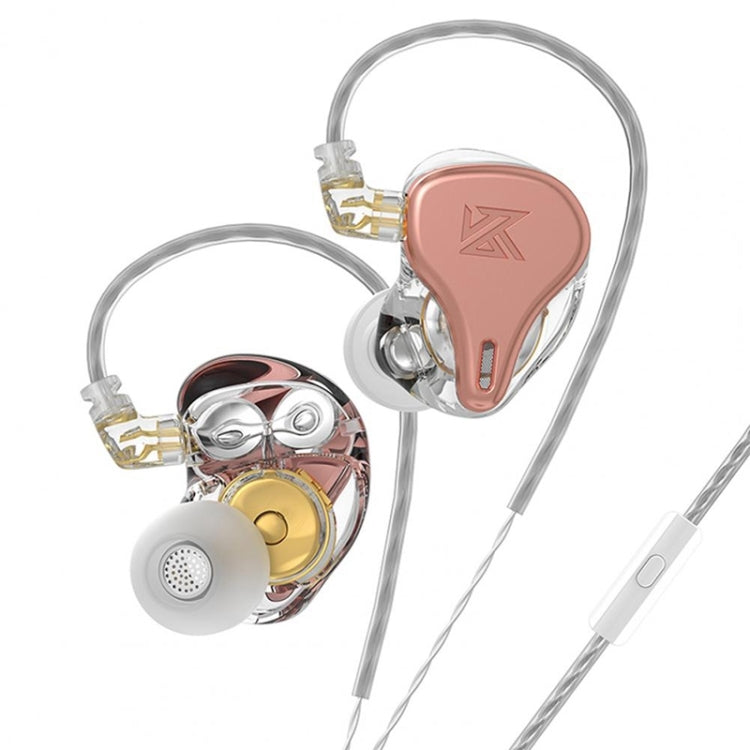 KZ-DQ6S Three-Unit Dynamic Subwoofer In-Ear Headphones, With Microphone, Without Microphone