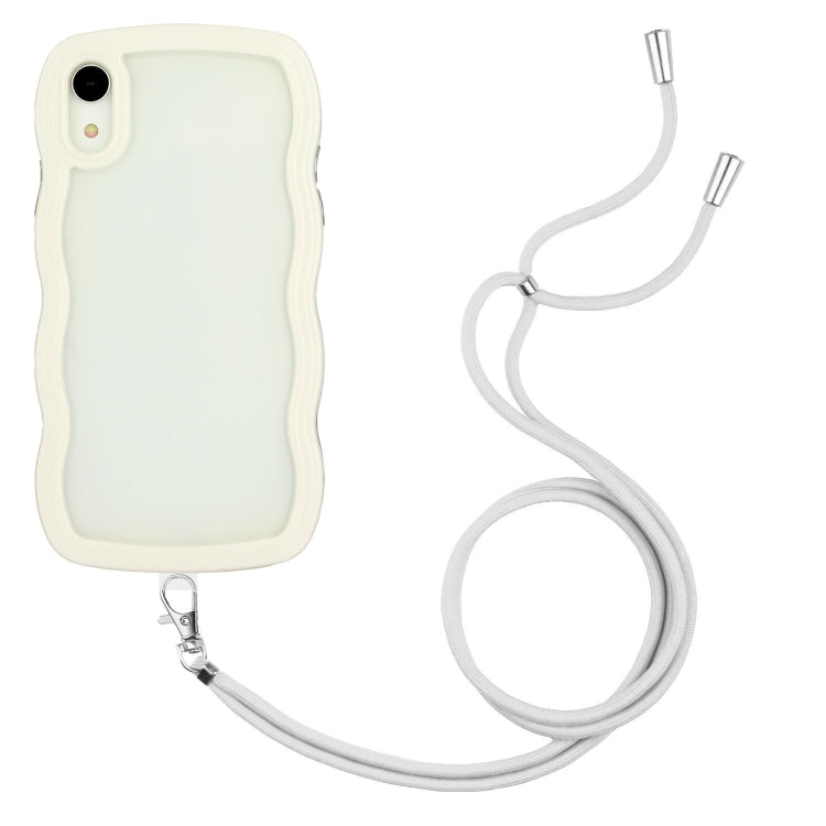 Lanyard Candy Color Wave TPU Clear PC Phone Case, Series 1