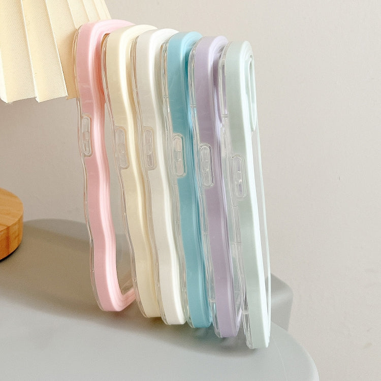 Lanyard Candy Color Wave TPU Clear PC Phone Case, Series 1