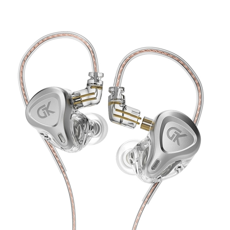 GK G5 Dynamic Subwoofer HiFi In-Ear Headphones, With Microphone, Without Microphone