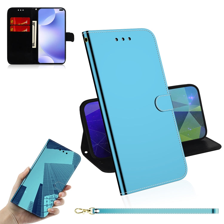 Lmitated Mirror Surface Horizontal Flip Leather Case with Holder & Card Slots & Wallet & Lanyard, For Xiaomi Redmi K30, For Xiaomi Mi Note 10, For Xiaomi Mi Note10 Pro