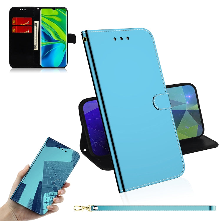 Lmitated Mirror Surface Horizontal Flip Leather Case with Holder & Card Slots & Wallet & Lanyard, For Xiaomi Redmi K30, For Xiaomi Mi Note 10, For Xiaomi Mi Note10 Pro