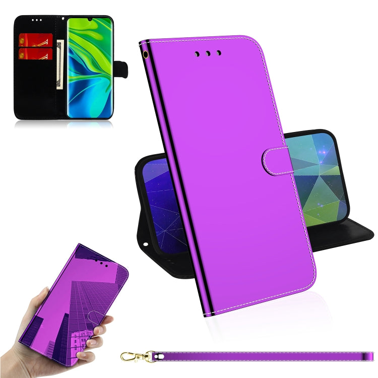Lmitated Mirror Surface Horizontal Flip Leather Case with Holder & Card Slots & Wallet & Lanyard, For Xiaomi Redmi K30, For Xiaomi Mi Note 10, For Xiaomi Mi Note10 Pro