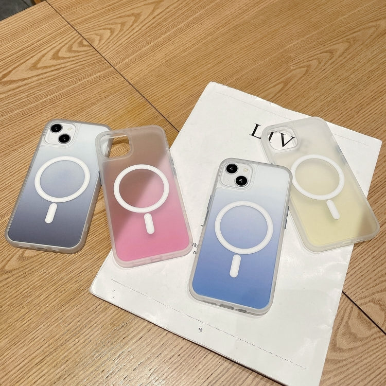 Frosted Gradient MagSafe Magnetic Phone Case, For iPhone 14, For iPhone 14 Plus, For iPhone 14 Pro Max