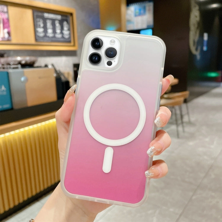 Frosted Gradient MagSafe Magnetic Phone Case, For iPhone 14, For iPhone 14 Plus, For iPhone 14 Pro Max