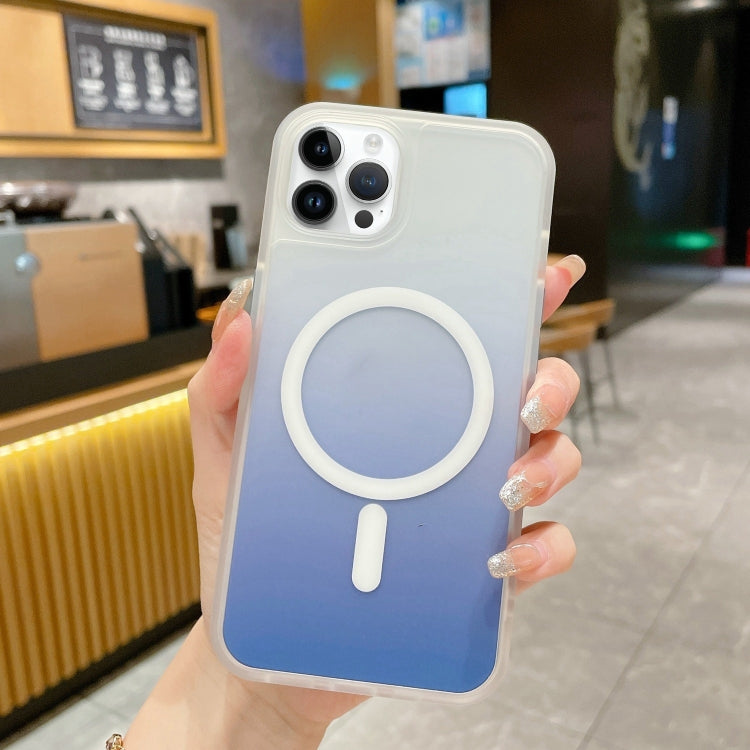 Frosted Gradient MagSafe Magnetic Phone Case, For iPhone 14, For iPhone 14 Plus, For iPhone 14 Pro Max