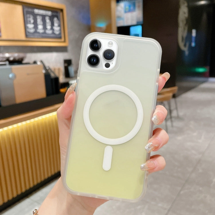 Frosted Gradient MagSafe Magnetic Phone Case, For iPhone 14, For iPhone 14 Plus, For iPhone 14 Pro Max