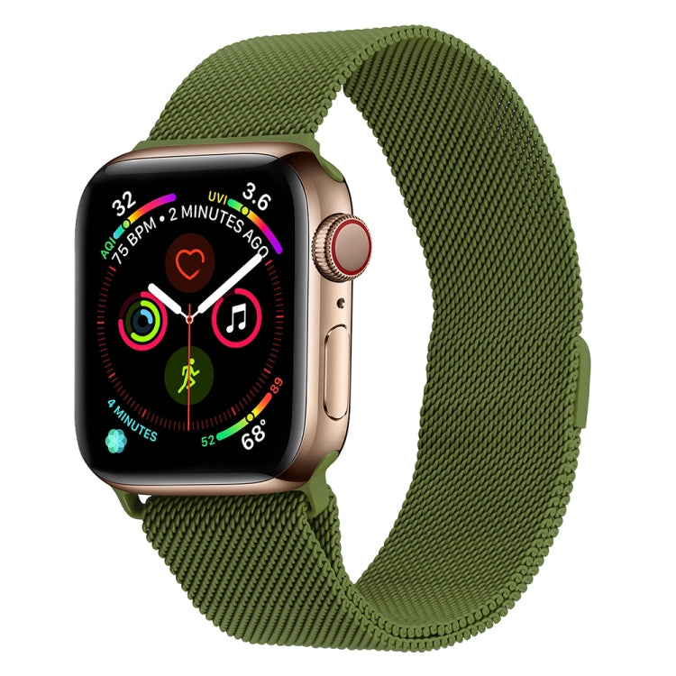 Milanese Stainless Steel Watch Band For Apple Watch Series, 7 45mm / 6&SE&5&4 44mm / 3&2&1 42mm