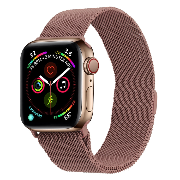 Milanese Stainless Steel Watch Band For Apple Watch Series, 7 45mm / 6&SE&5&4 44mm / 3&2&1 42mm