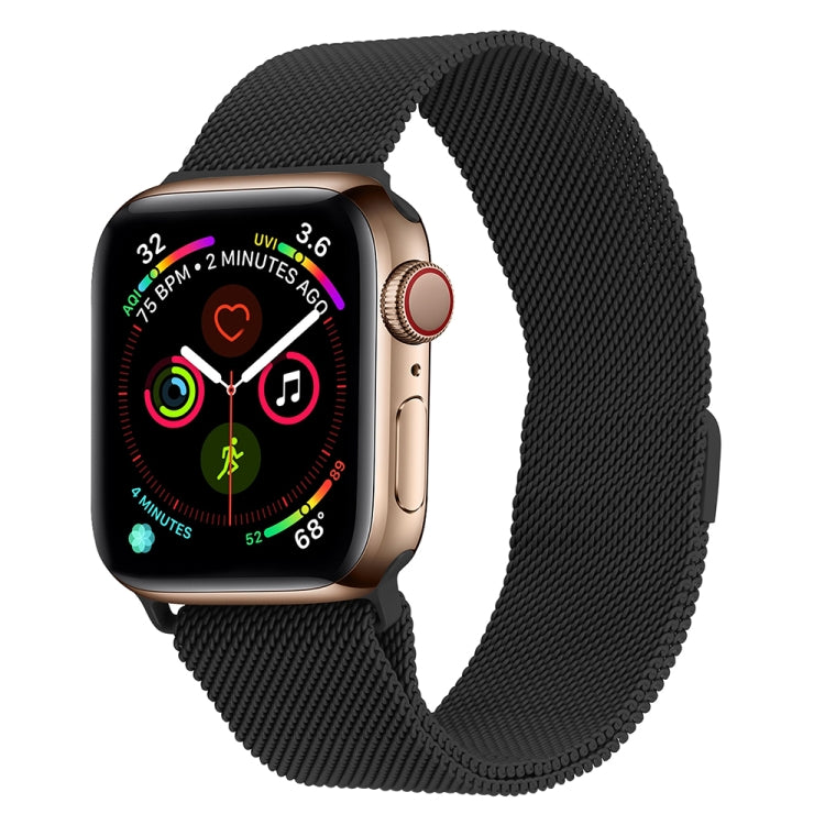 Milanese Stainless Steel Watch Band For Apple Watch Series, 7 45mm / 6&SE&5&4 44mm / 3&2&1 42mm