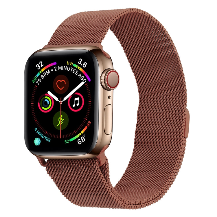Milanese Stainless Steel Watch Band For Apple Watch Series, 7 45mm / 6&SE&5&4 44mm / 3&2&1 42mm