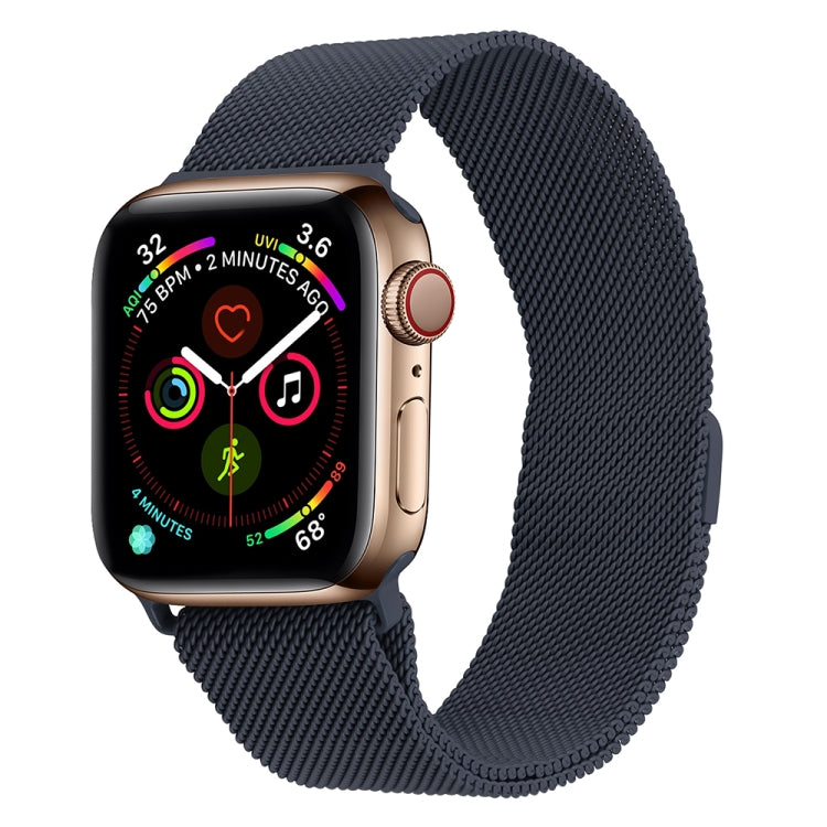 Milanese Stainless Steel Watch Band For Apple Watch Series, 7 41mm / 6&SE&5&4 40mm / 3&2&1 38mm