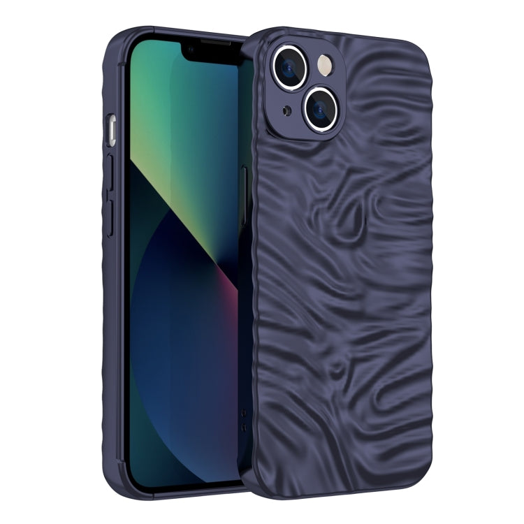 Wave Electroplating TPU Phone Case, For iPhone 14 Plus, For iPhone 14 Pro