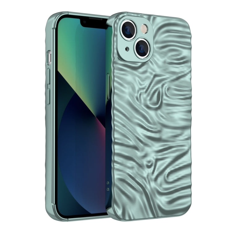 Wave Electroplating TPU Phone Case, For iPhone 14 Plus, For iPhone 14 Pro