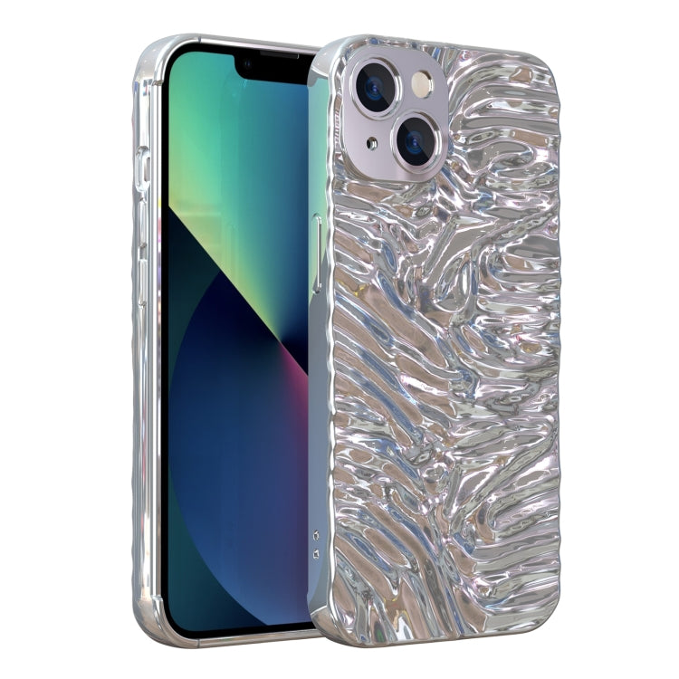 Wave Electroplating TPU Phone Case, For iPhone 14 Plus, For iPhone 14 Pro