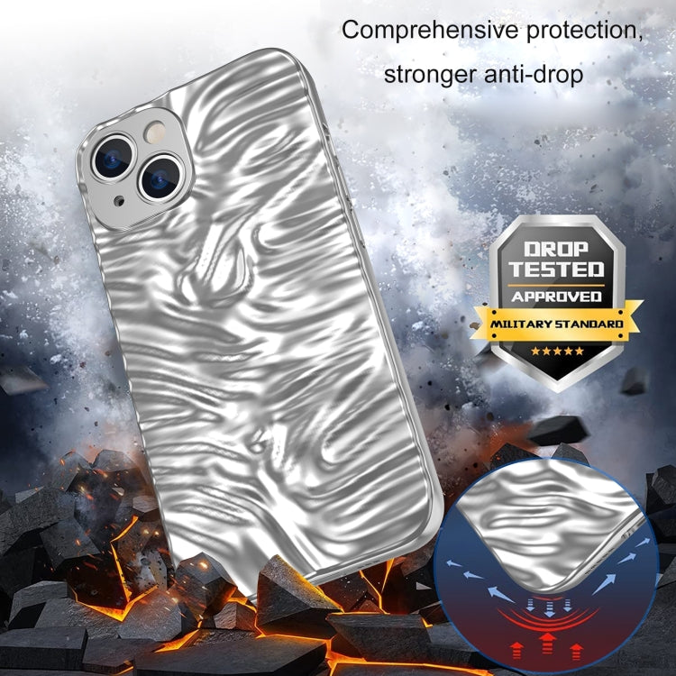 Wave Electroplating TPU Phone Case, For iPhone 14 Plus, For iPhone 14 Pro