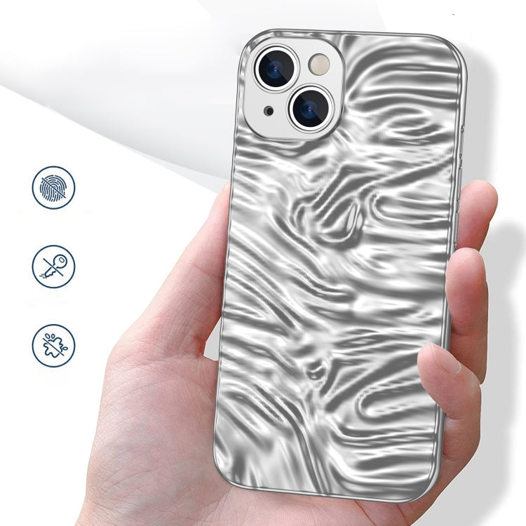 Wave Electroplating TPU Phone Case, For iPhone 14 Plus, For iPhone 14 Pro