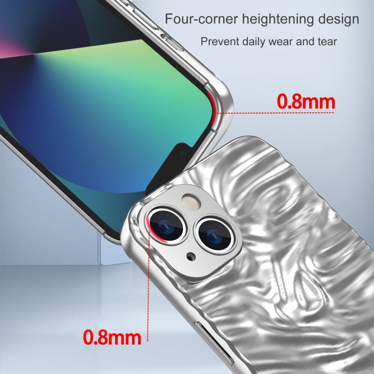 Wave Electroplating TPU Phone Case, For iPhone 14 Plus, For iPhone 14 Pro