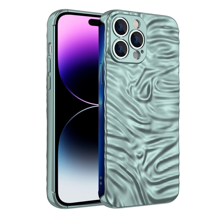 Wave Electroplating TPU Phone Case, For iPhone 14 Plus, For iPhone 14 Pro