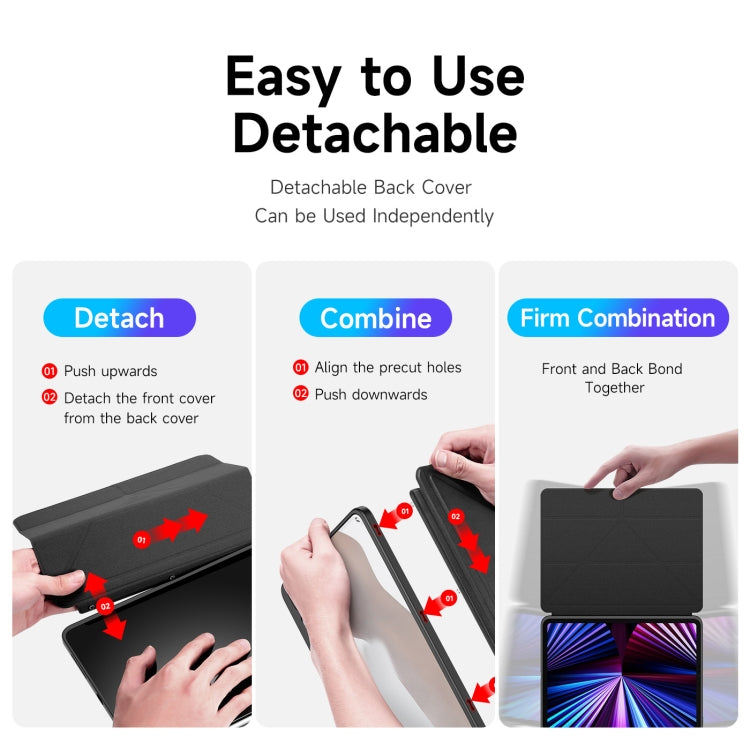 Étui de tablette antichoc série DUX DUCIS Magi, pour iPad Pro 11 2022/2021/2020/2018