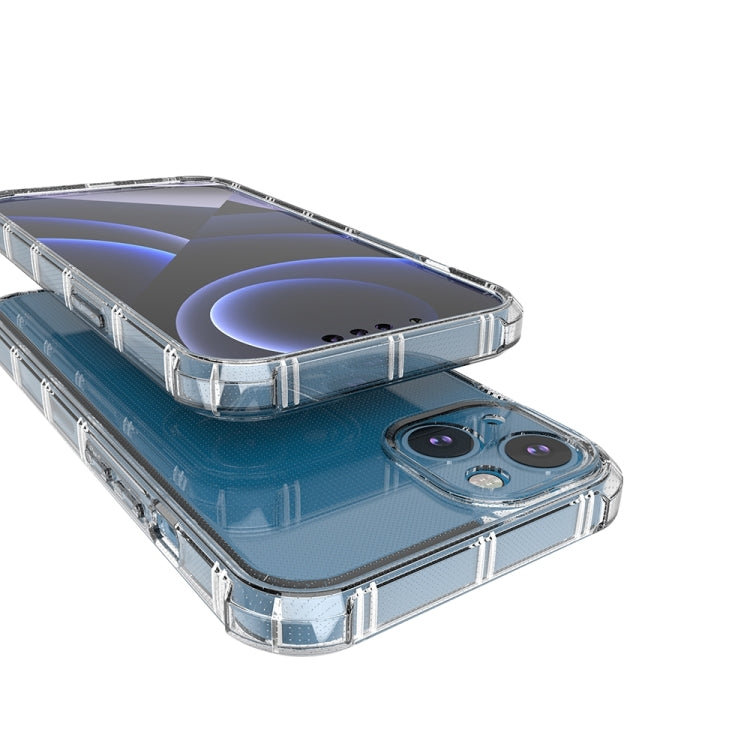 Straight Side Dual Bone Anti-fall TPU Transparent Protective Case, For iPhone 14, For iPhone 14 Plus, For iPhone 14 Pro, For iPhone 14 Pro Max