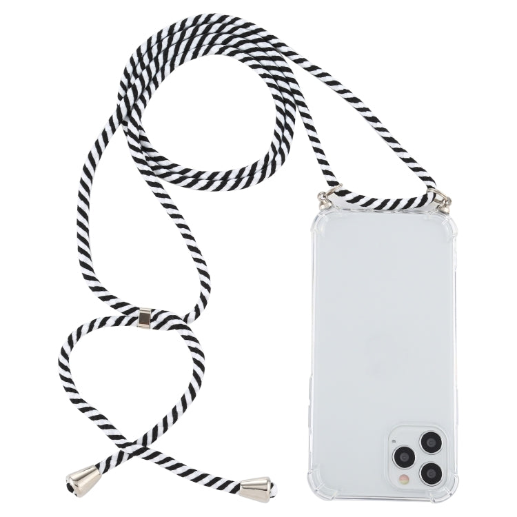 Four-Corner Shockproof Transparent TPU Case with Lanyard, For iPhone 14 Pro Max