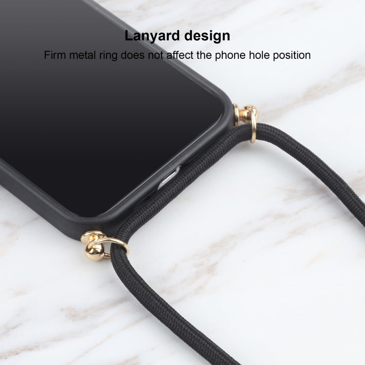 Wheat Straw Material + TPU Shockproof Phone Case with Neck Lanyard