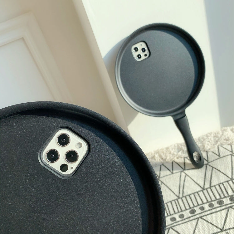 3D Frying Pan PC + TPU Phone Case, For iPhone 14, For iPhone 14 Plus, For iPhone 14 Pro, For iPhone 14 Pro Max