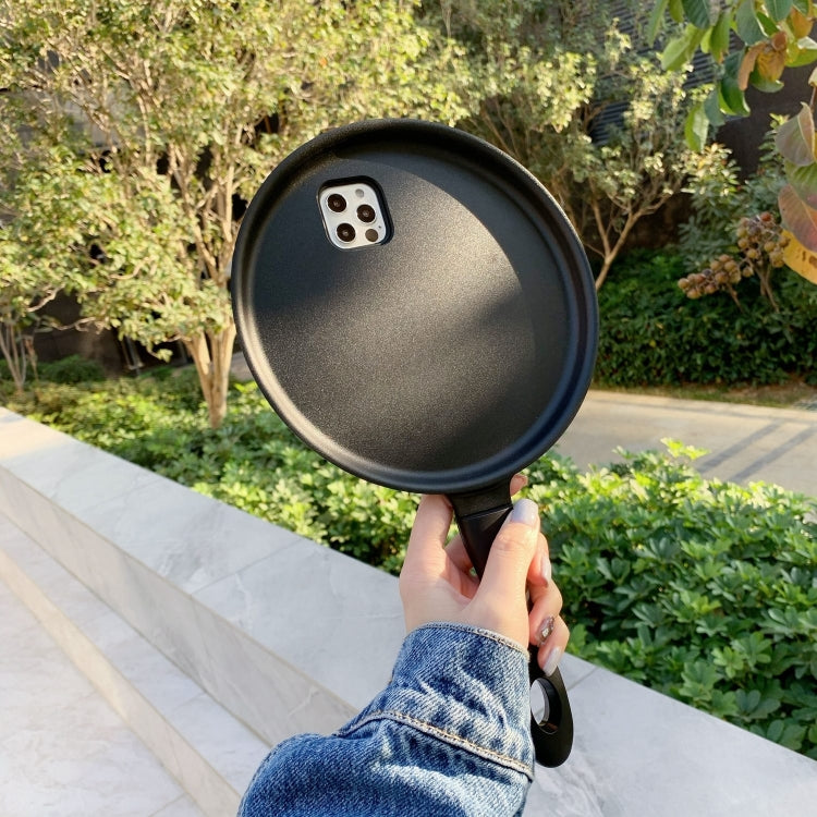 3D Frying Pan PC + TPU Phone Case, For iPhone 14, For iPhone 14 Plus, For iPhone 14 Pro, For iPhone 14 Pro Max