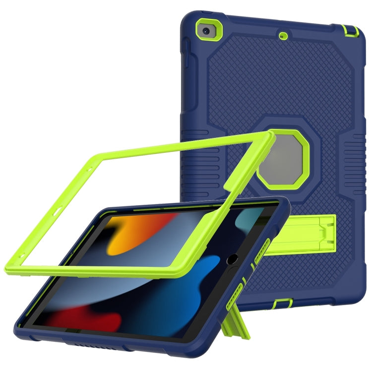 Coque antichoc en silicone et PC pour tablette, motif robot contrasté, pour iPad 10.2 2021 et iPad mini 2024/mini 6