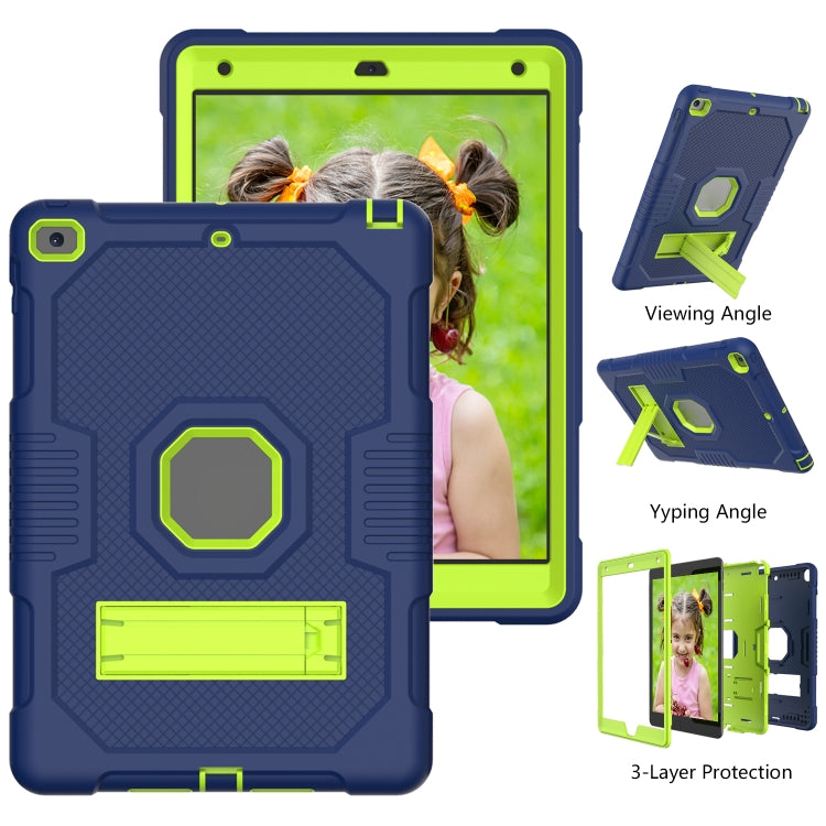 Coque antichoc en silicone et PC pour tablette, motif robot contrasté, pour iPad 10.2 2021 et iPad mini 2024/mini 6