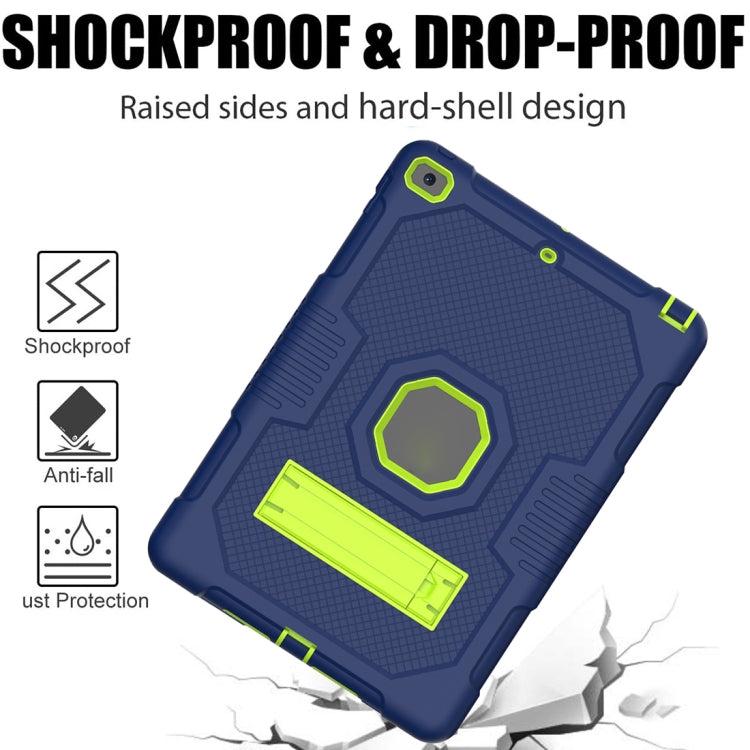 Coque antichoc en silicone et PC pour tablette, motif robot contrasté, pour iPad 10.2 2021 et iPad mini 2024/mini 6