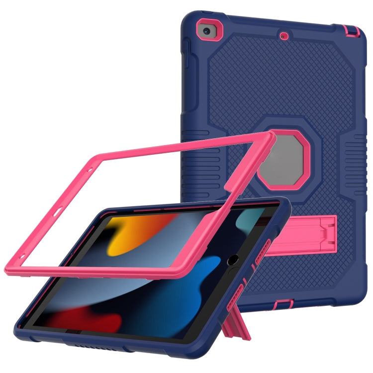 Coque antichoc en silicone et PC pour tablette, motif robot contrasté, pour iPad 10.2 2021 et iPad mini 2024/mini 6