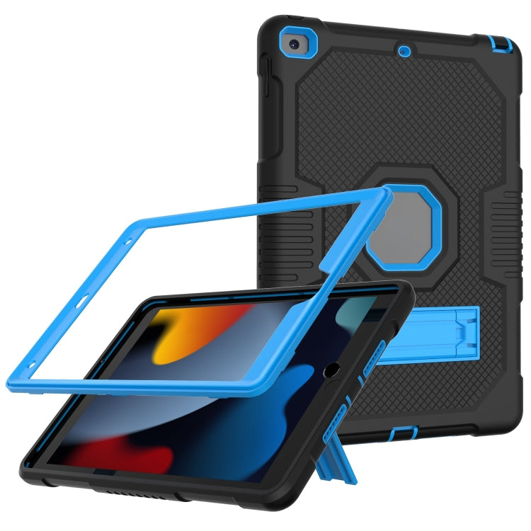 Coque antichoc en silicone et PC pour tablette, motif robot contrasté, pour iPad 10.2 2021 et iPad mini 2024/mini 6