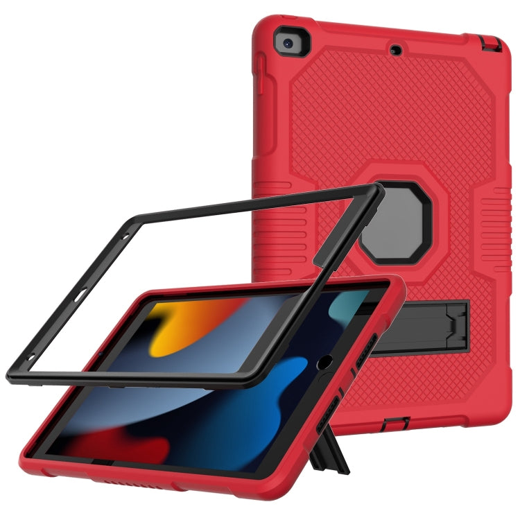 Coque antichoc en silicone et PC pour tablette, motif robot contrasté, pour iPad 10.2 2021 et iPad mini 2024/mini 6