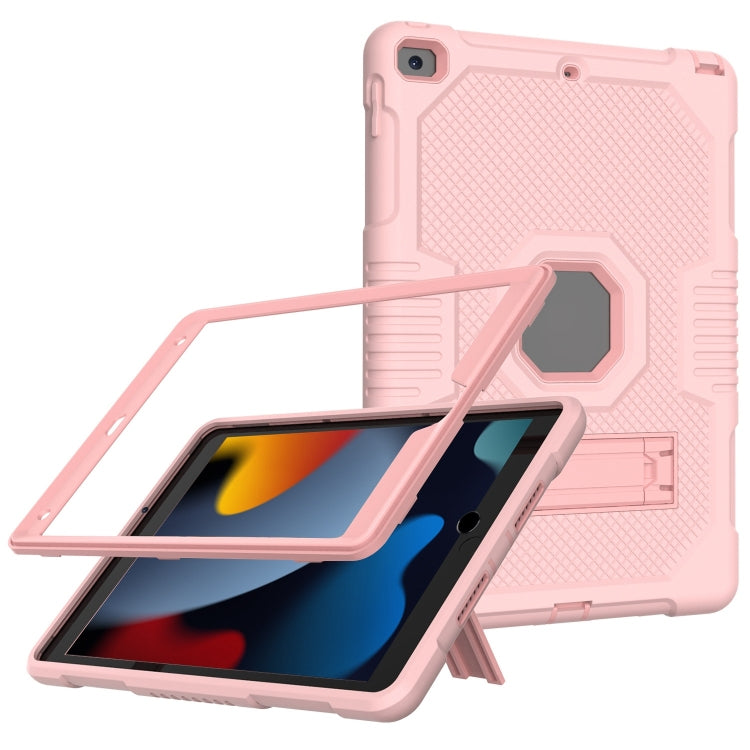 Coque antichoc en silicone et PC pour tablette, motif robot contrasté, pour iPad 10.2 2021 et iPad mini 2024/mini 6