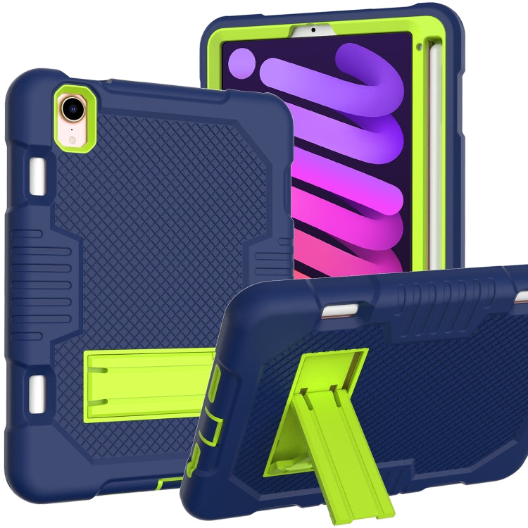 Coque antichoc en silicone et PC pour tablette, motif robot contrasté, pour iPad 10.2 2021 et iPad mini 2024/mini 6