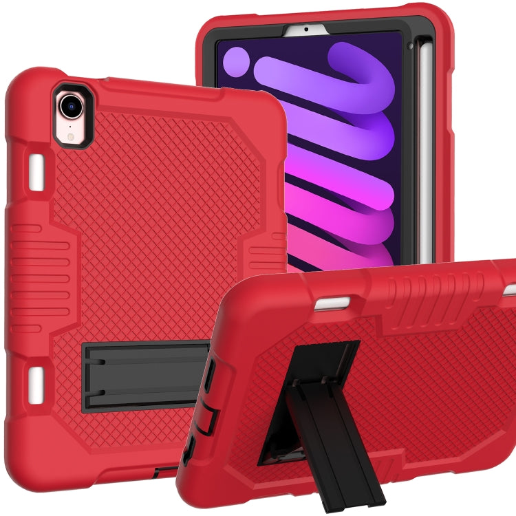 Coque antichoc en silicone et PC pour tablette, motif robot contrasté, pour iPad 10.2 2021 et iPad mini 2024/mini 6