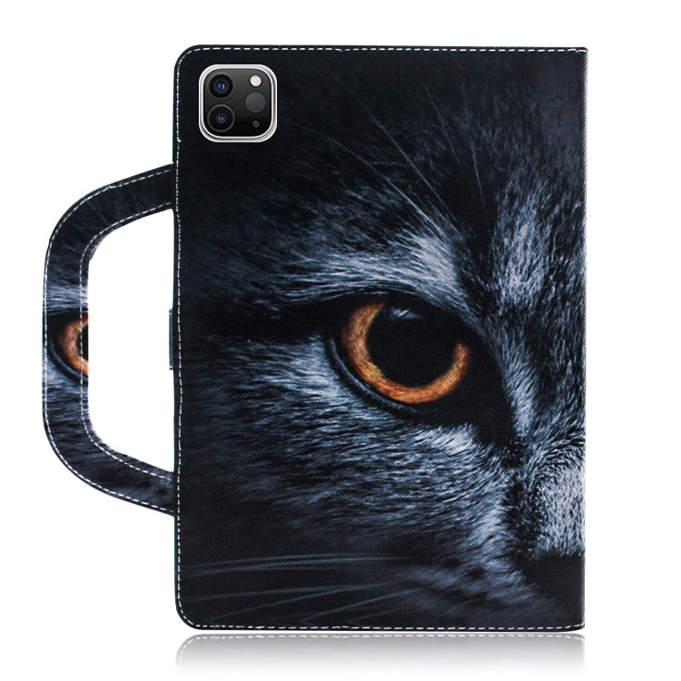 For iPad 11 (2020) 3D Colored Drawing Horizontal Flip Leather Case with Holder & Card Slot & Wallet & Handle, For iPad 11 (2020)