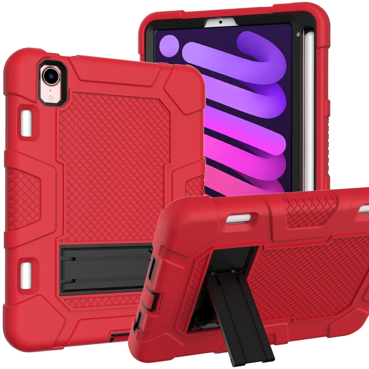 Étui en silicone et PC pour tablette, motif robot contrasté, pour iPad mini 2024/mini 6