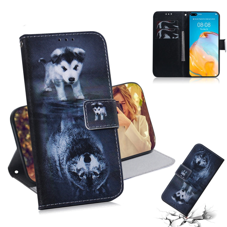 3D Colored Drawing Horizontal Flip Leather Case with Holder & Card Slot & Wallet