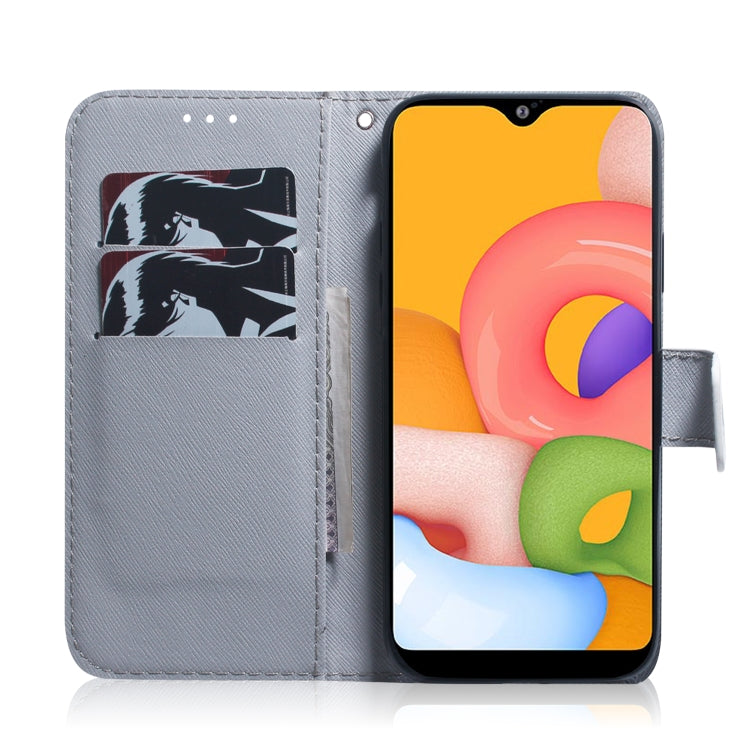 3D Colored Drawing Horizontal Flip Leather Case with Holder & Card Slot & Wallet