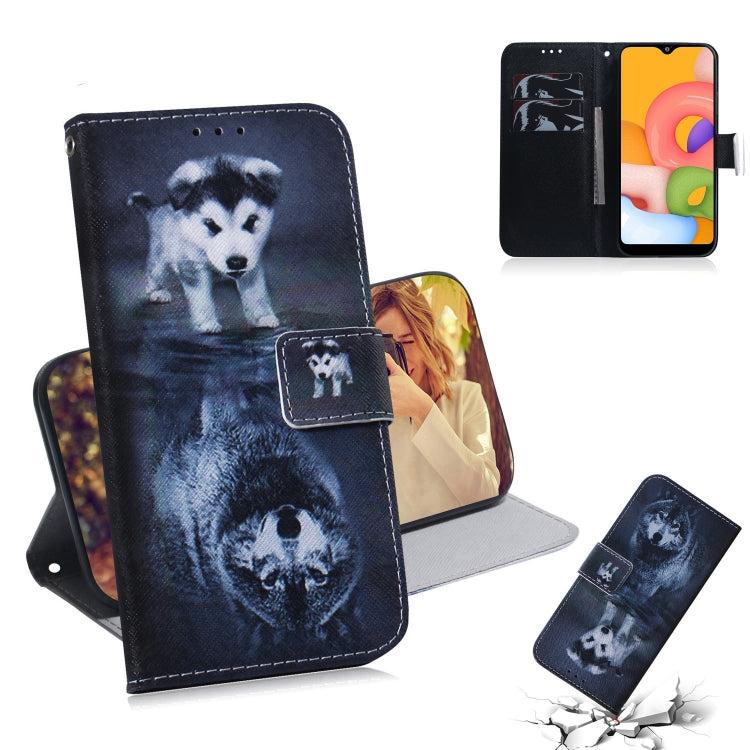 3D Colored Drawing Horizontal Flip Leather Case with Holder & Card Slot & Wallet